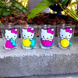 Sanrio Hello Kitty Shot Glasses 1.5 ounces